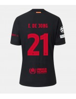 Moške Nogometnih dresov Barcelona Frenkie de Jong #21 Gostujoči 2024-25 Kratki rokavi